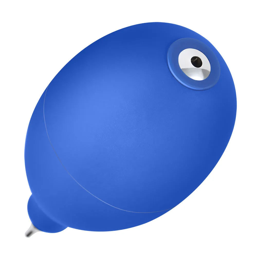 Blue rubber dust removal ball for cleaning camera lenses and mobile phone screens