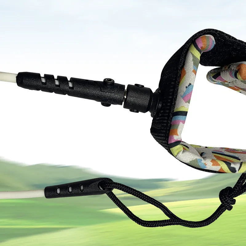 High elastic surfboard hand holding rope made of pulp rope for secure board carrying.