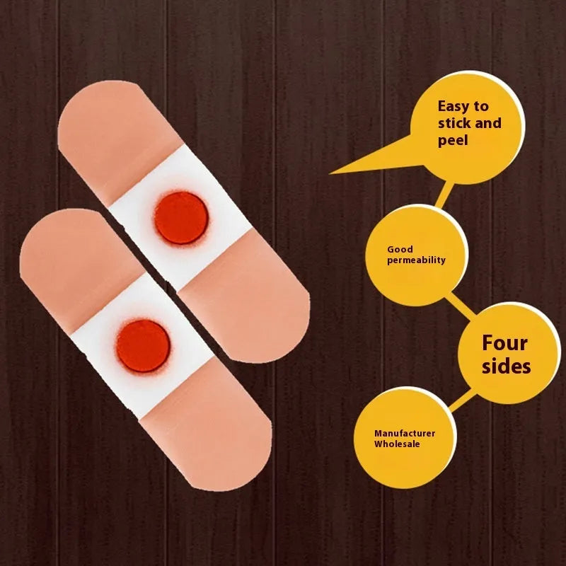 Non-woven adhesive foot bandage for corn removal during running sports and health massage activities