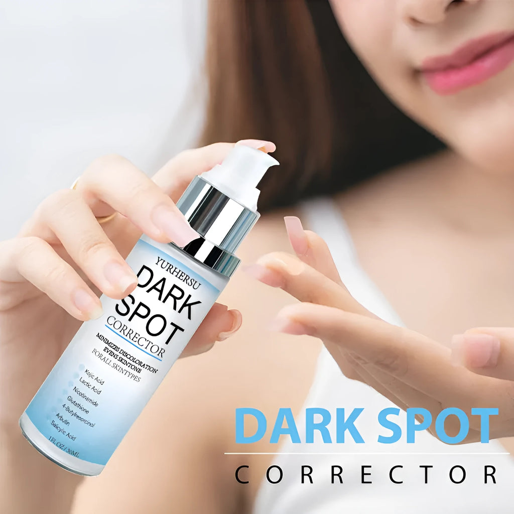 Bottle of spot lightening essence for brightening, moisturising, and tightening skin