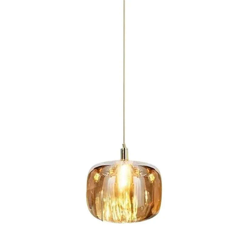 Postmodern crystal chandelier in Nordic style for corridor or bedroom, in small or large and warm light 220V