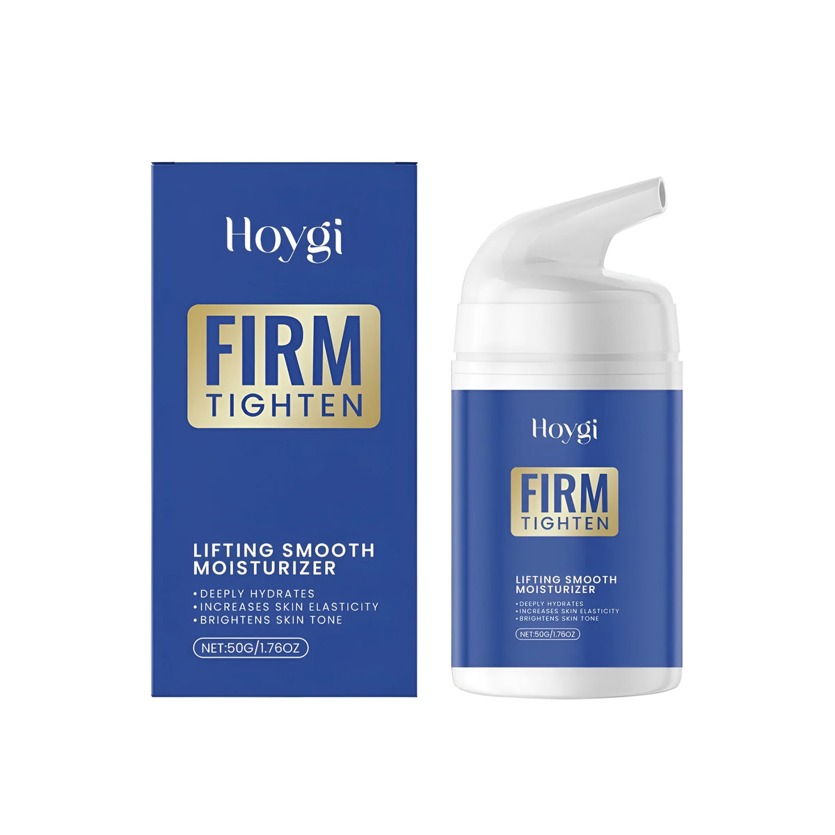 50g jar of lifting and smoothing face cream moisturiser with hyaluronic acid and shea butter