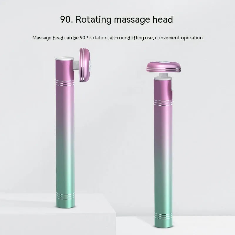 Facial lifting and tightening eye beauty instrument wand in pink, purple, silver, and gradually varied pink, 143.5mm, Type-C rechargeable