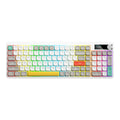 Black iron cow mechanical keyboard with RGB backlight and five-side sublimation keycaps
