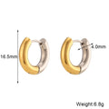 Gold electroplated geometric jewellery set with earrings, bracelet and necklace