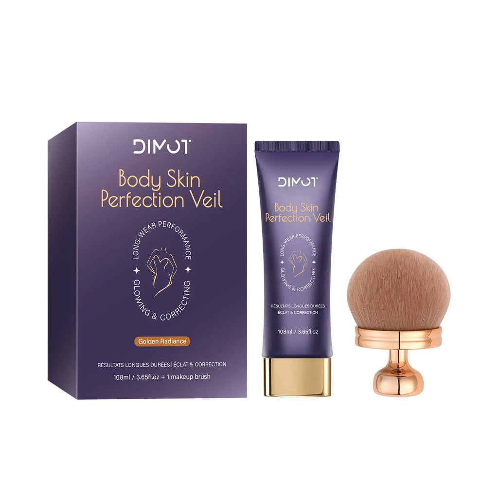 108ml bottle of waterproof body concealer cream with an application brush for covering tattoos and birthmarks.