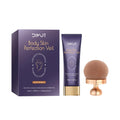 108ml bottle of waterproof body concealer cream with an application brush for covering tattoos and birthmarks.