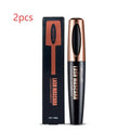 Black waterproof mascara with sweat-proof and smudge-resistant formula for curling lashes