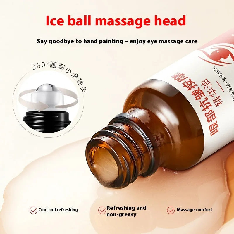 20ml red upgrade bottle of eye anti-wrinkle massage essence oil for hydrating and firming skin.