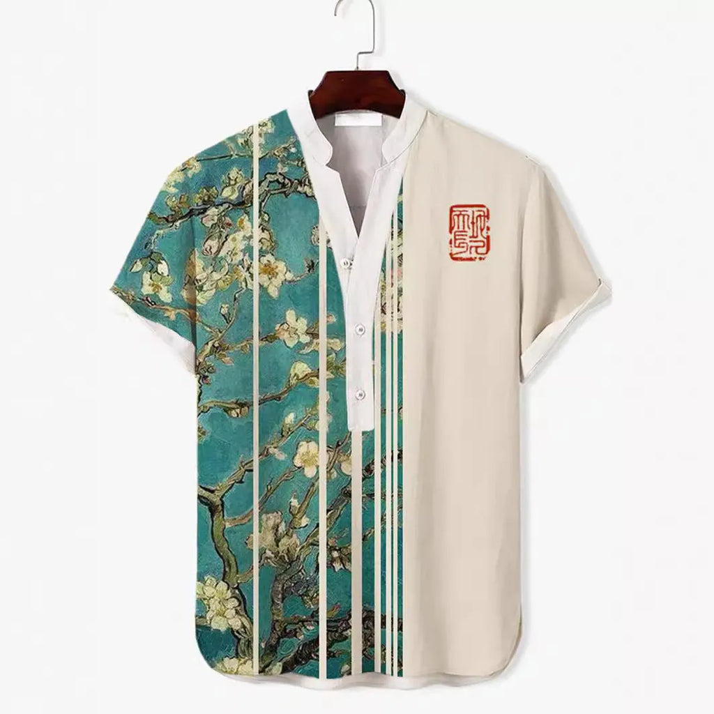 Short sleeve t-shirt featuring 3D digital animal print design in polyester fabric