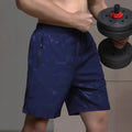 Men's loose fitting sports shorts with printed beach pants design in black colour