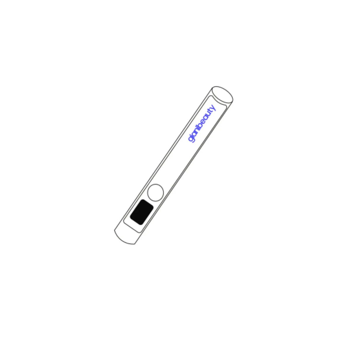 Hand-held nail lamp portable UV light pen 130x90x50mm for gel nails and nail art