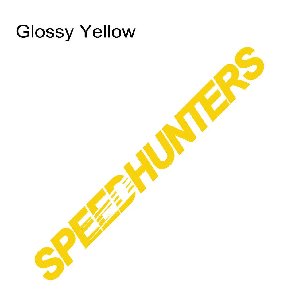 Speed Hunters reflective car vinyl sticker in multiple colours, dimensions 59cm by 10cm