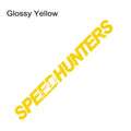 Speed Hunters reflective car vinyl sticker in multiple colours, dimensions 59cm by 10cm