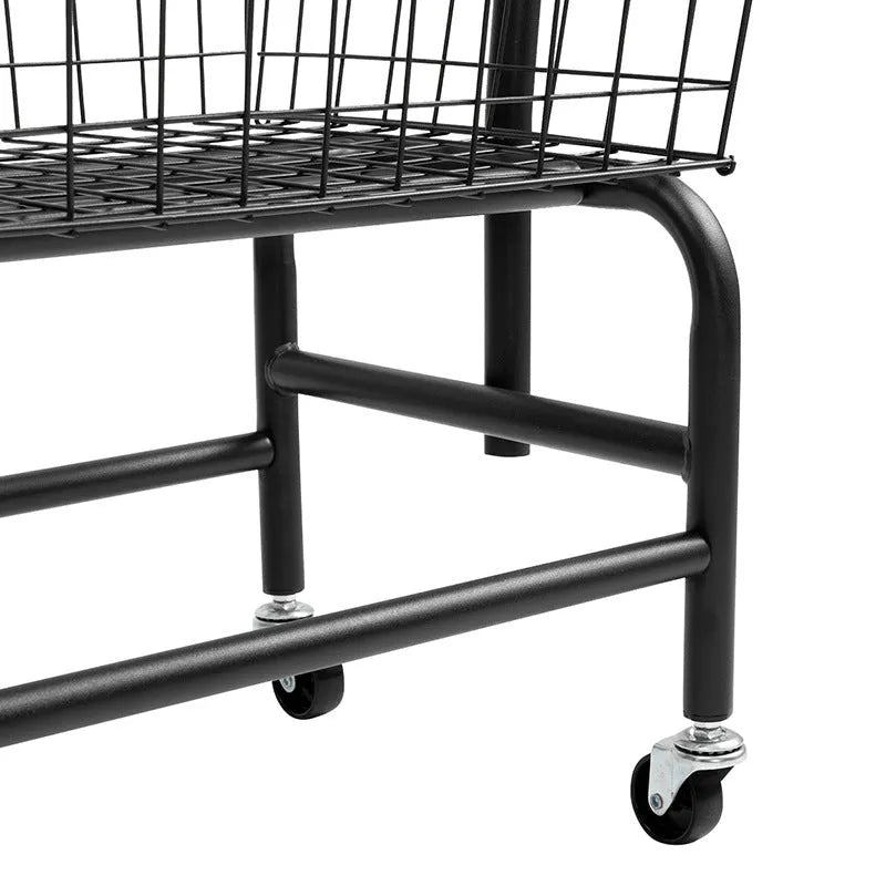 Iron single rod pulley storage car hanger system in black or white for wardrobe organisation