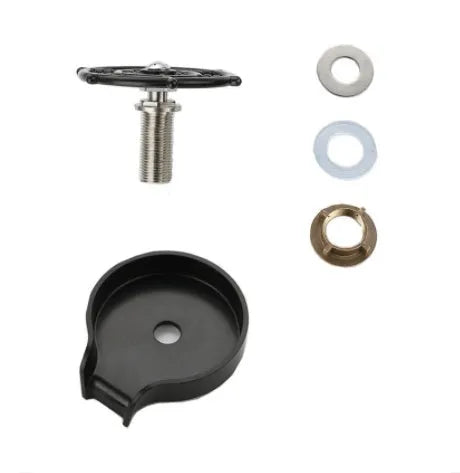 Stainless steel high pressure glass washer with copper hose and black ABS base for vehicle cleaning