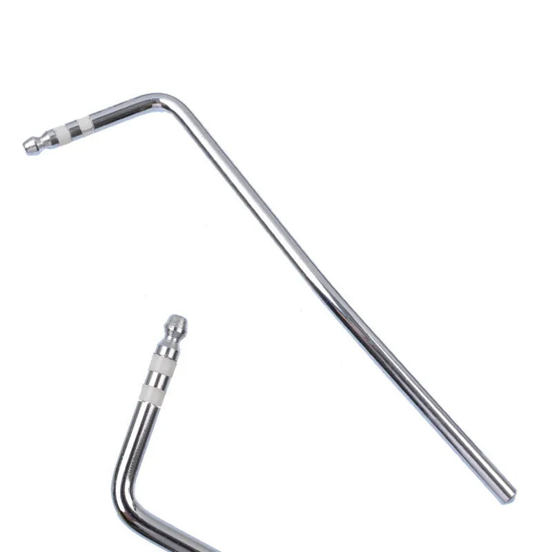 Direct plug-in guitar tremolo arm in black, blue, gold, and silver metal finishes