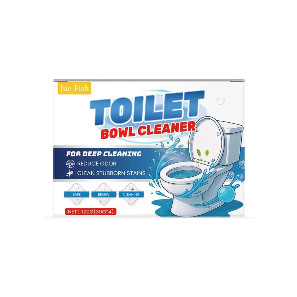 Toilet cleaning powder in four 30g sachets for removing urine stains and odours