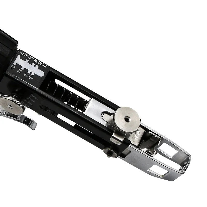 Chain screw gun head conversion kit with metal components for electric screwdriver attachment