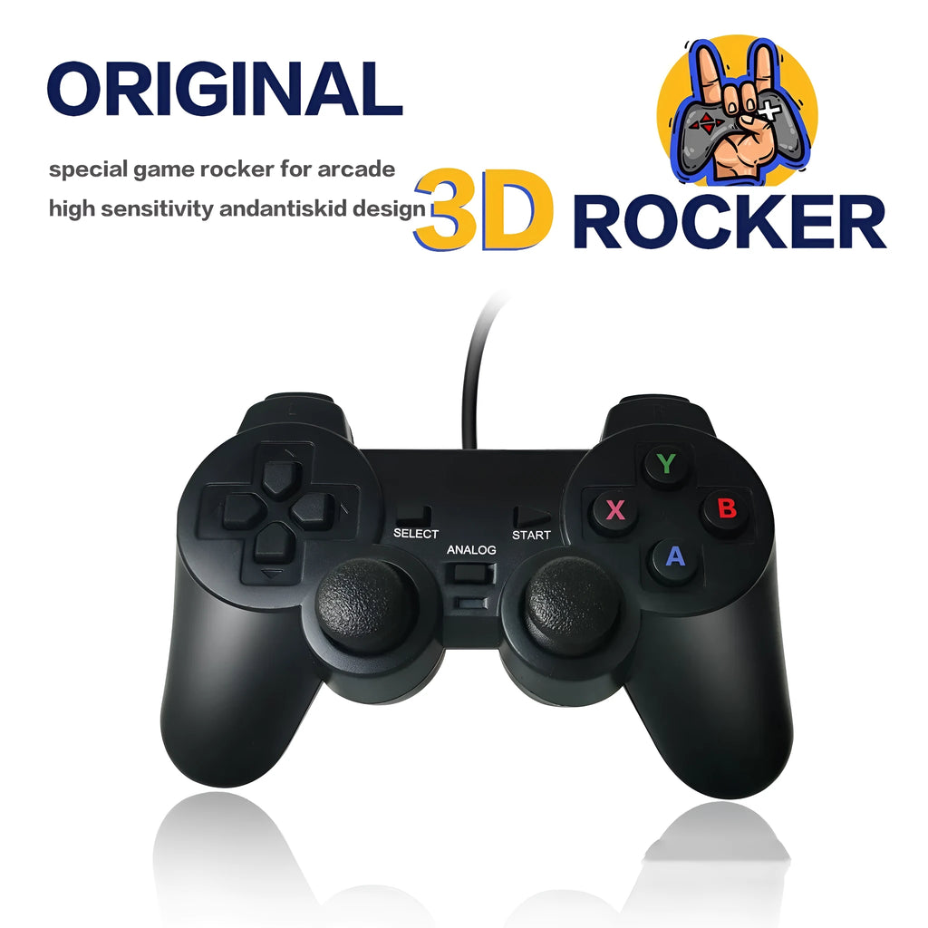 USB wired game controller for Super ConsoleX BoxArcade Box in SNES handle style