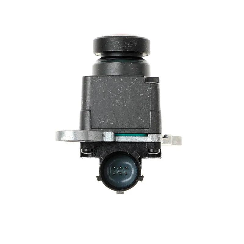 Black plastic rear view reversing camera for Dodge trucks with rotating adjustment mechanism