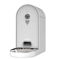 Smart automatic pet feeder with remote monitoring app, in five colour options.