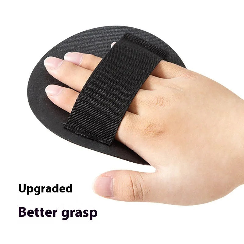 Women's finger style rubber bath gadget with round cake lace design for shower use
