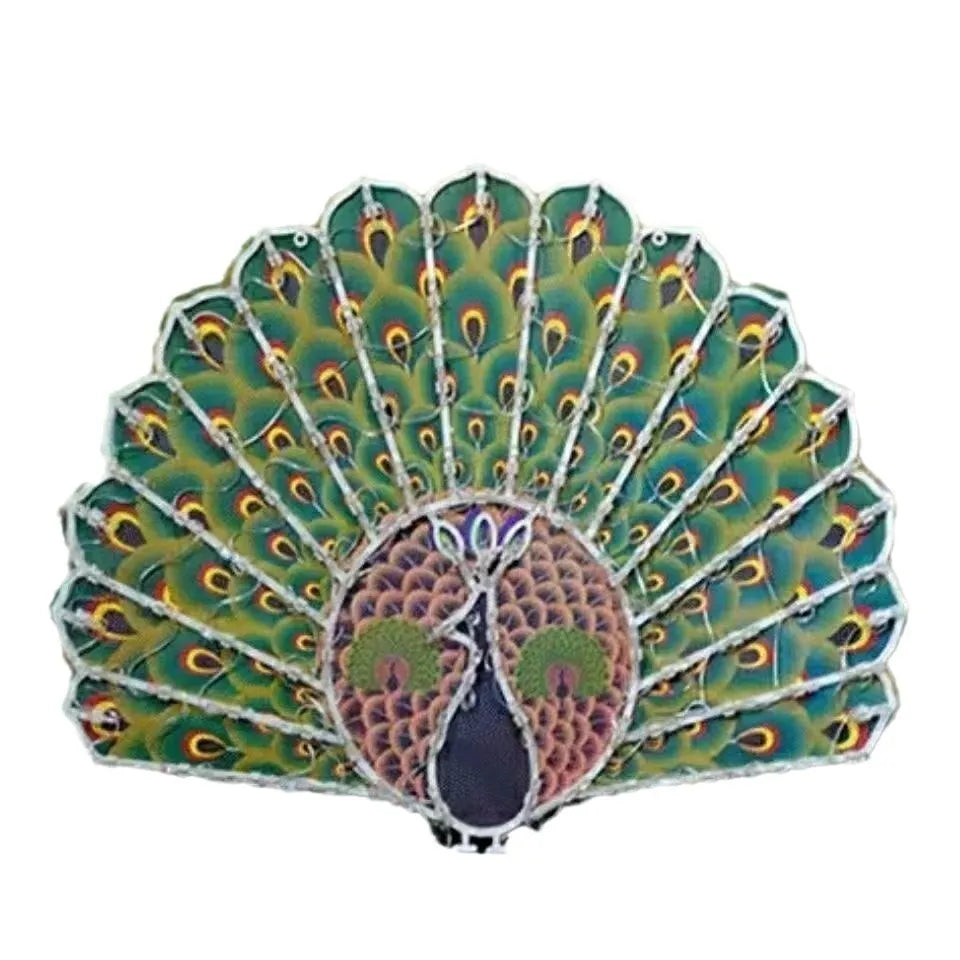 Christmas festival outdoor decorative string lights with peacock, love, sunflower and star light colours