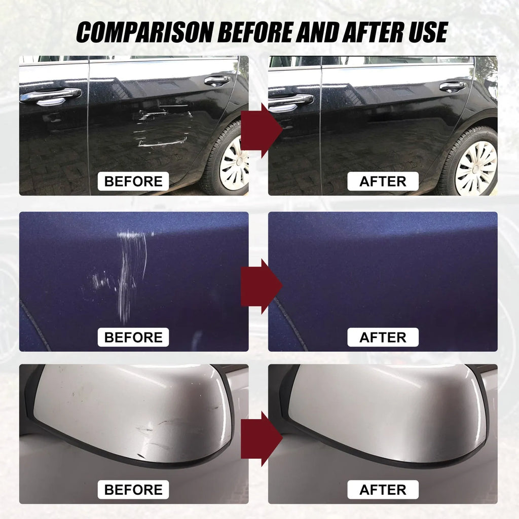 60ml car scratch repair wax container with applicator for automotive paint surface scratch maintenance