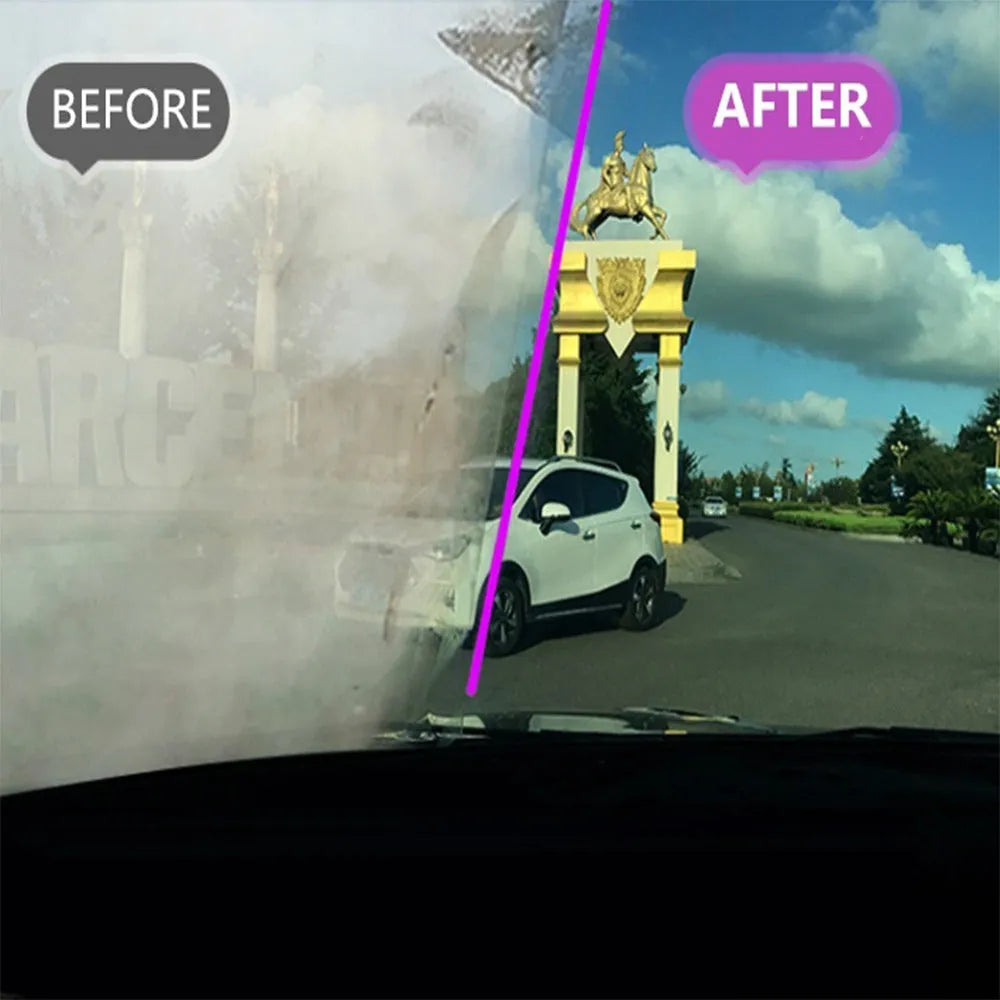 Car glass antifogging spray bottle in AUTO-S5 range for windscreen treatment