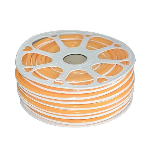 Flexible silicone neon light bar showing 8mm diameter and available in multiple neon colours