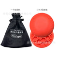 Orange golf strength training mat with natural rubber construction and centre of gravity weighting