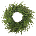 PE plastic American country style garland for front doors, 60cm long with plastic foliage