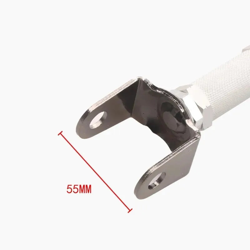 Blue aluminium alloy pull rod rear wheel recliner for Honda Civic EP3 car modification.