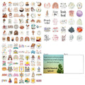 Assortment of 50 graffiti stickers with random pattern designs for personalisation decoration