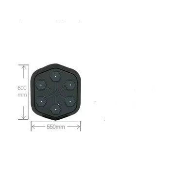 Black smart boxing machine with Bluetooth connectivity and EVA foam construction for home fitness training