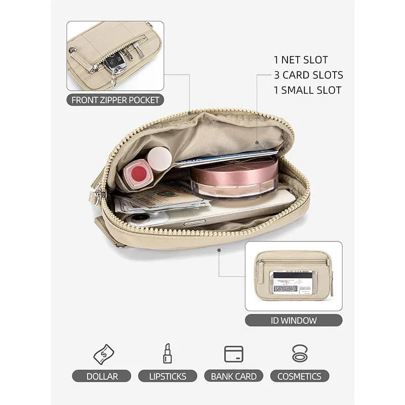 Quilted transparent deck handbag in waterproof nylon, shown in one of seven available colours