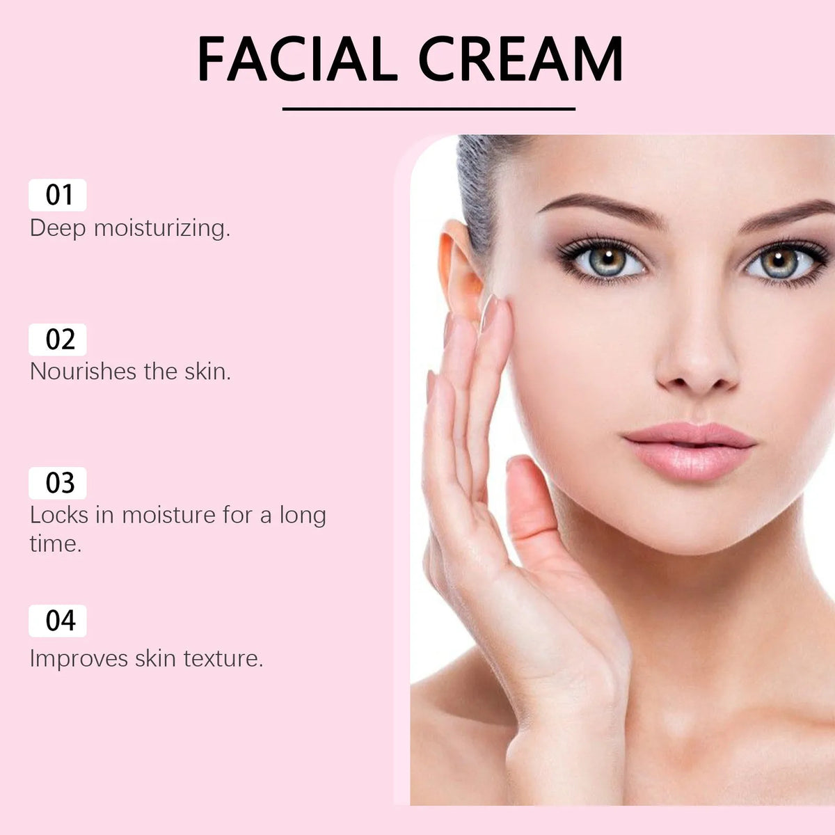 Sakura Butter Cream in round 5.7cm jar with 100g net content for facial moisturising
