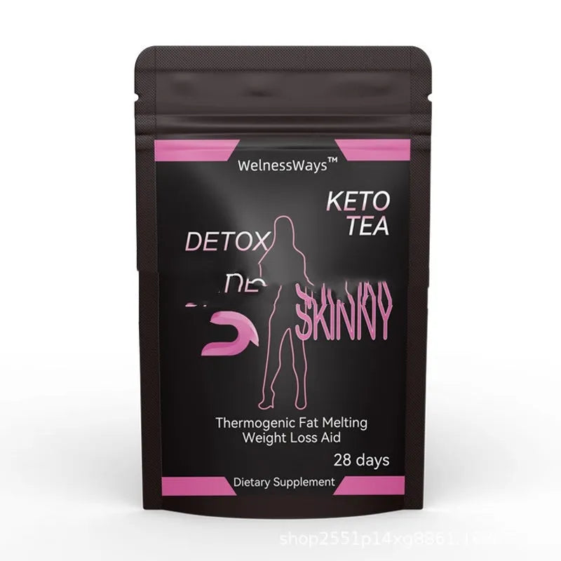 28 Day Slim Flat Tummy Tea herbal tea programme with multiple tea bag varieties