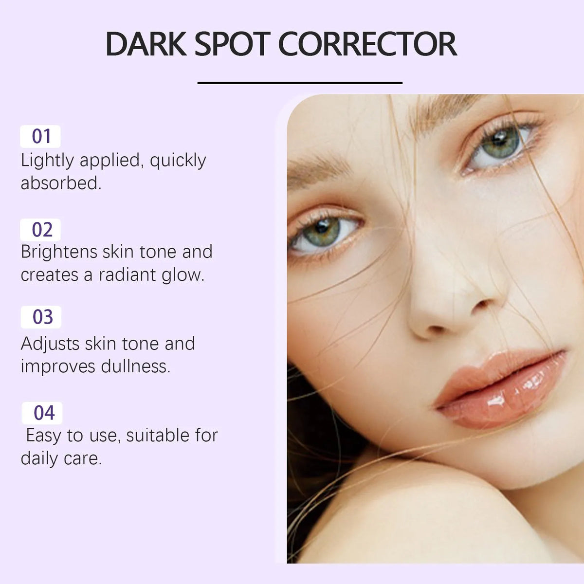 50g skin care cream in 3.5cm diameter container for daily moisturising and pore minimising