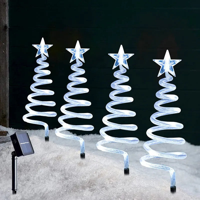Solar outdoor night light 12x12x38cm in Colour Light or Warm White Light for garden paths and patios