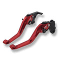 Motorcycle metal clutch handle pull rod in six colour options: black, blue, gold, red, titanium, orange.