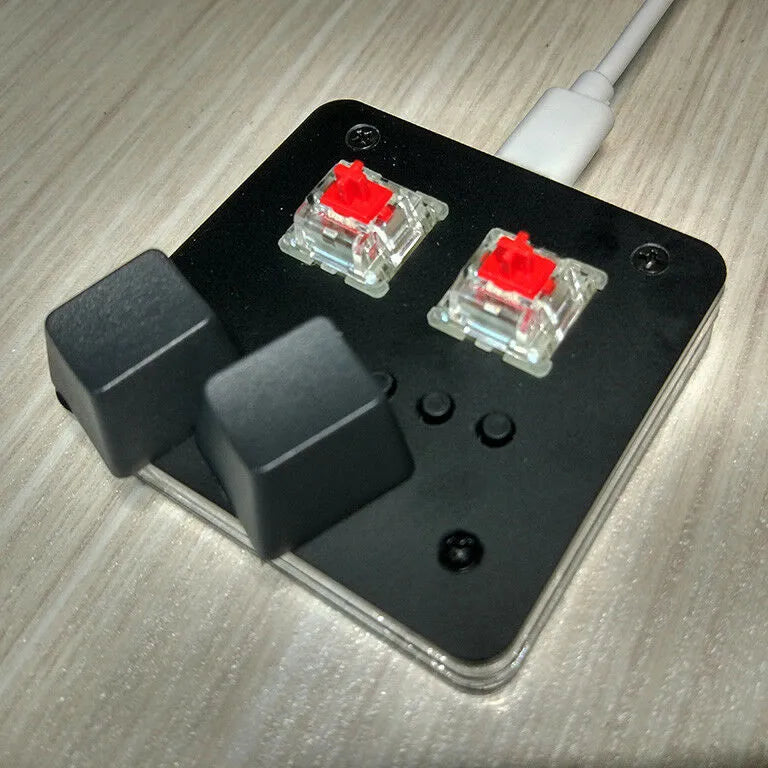 Compact USB mini keyboard with touch panel in multiple colour options