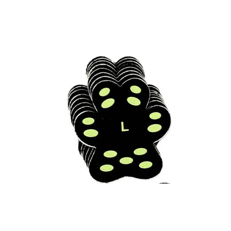 Breathable silicone cloth dog claw protection footstickers in S and M sizes