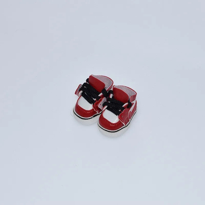 17CM doll replacement shoes in multiple styles including black leather, brown boots and coloured options