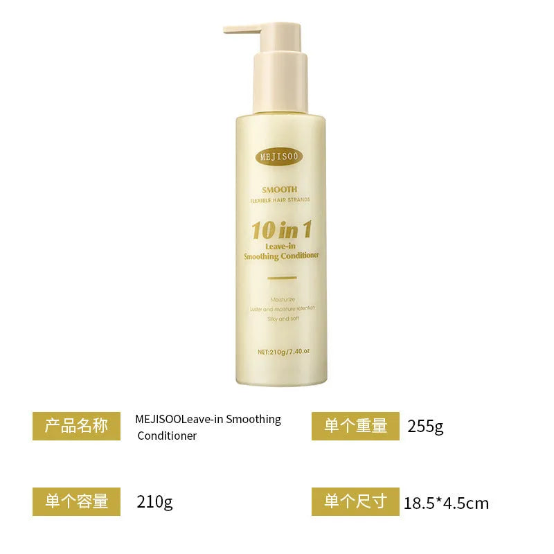 210g bottle of Soft Wash-Free 10-in-1 Hair Conditioner for women's frizz control and nourishment