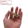 Xiaoqi root natural wood ornament for aquarium decoration on white background.