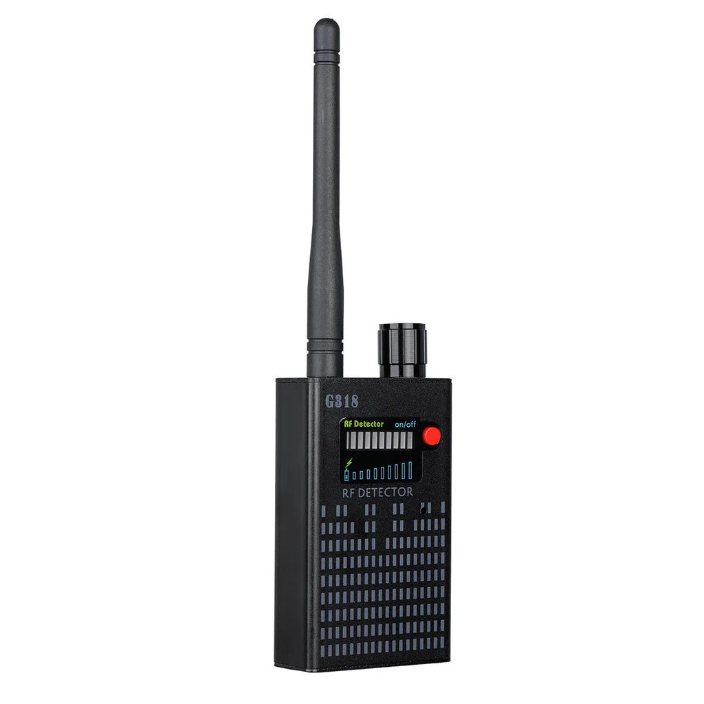 Black G318 aluminium alloy camera detector with compact 102mm design for public security