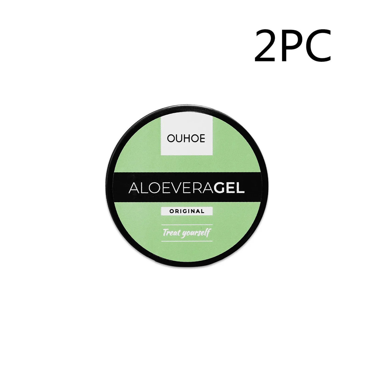 Tanning cream and aloe vera gel set for intensive tanning and after sun skin care repair.