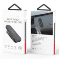 360 degree rotary magnetic phone holder bracket in black and grey with adhesive mount, zinc alloy and N50 magnet.